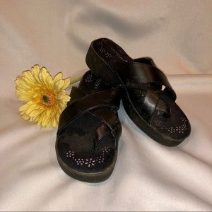 Black sandals